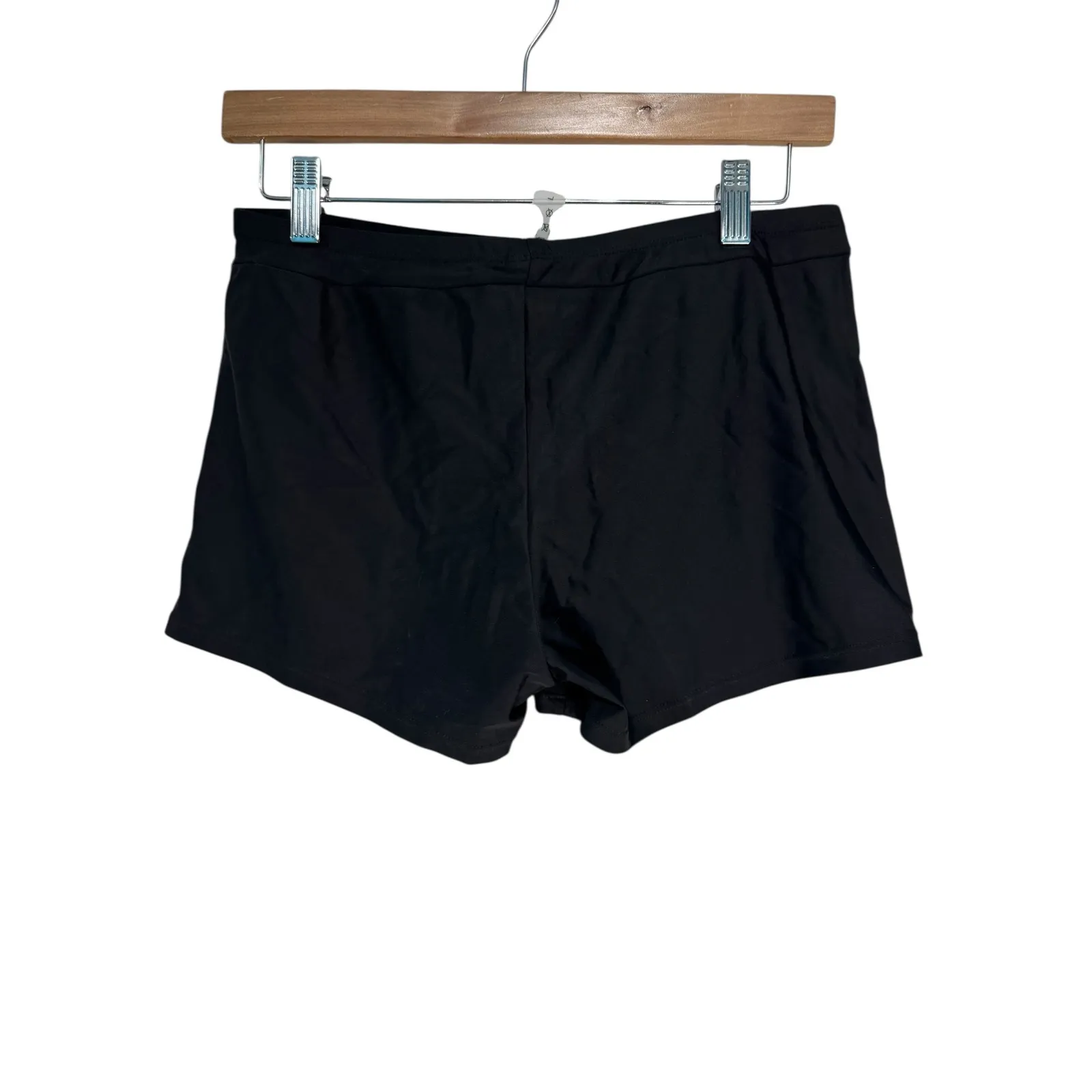 YONIQUE Black Tribal Print Tankini Swimsuit Shorts Set Women's Size L Size L - Image 10