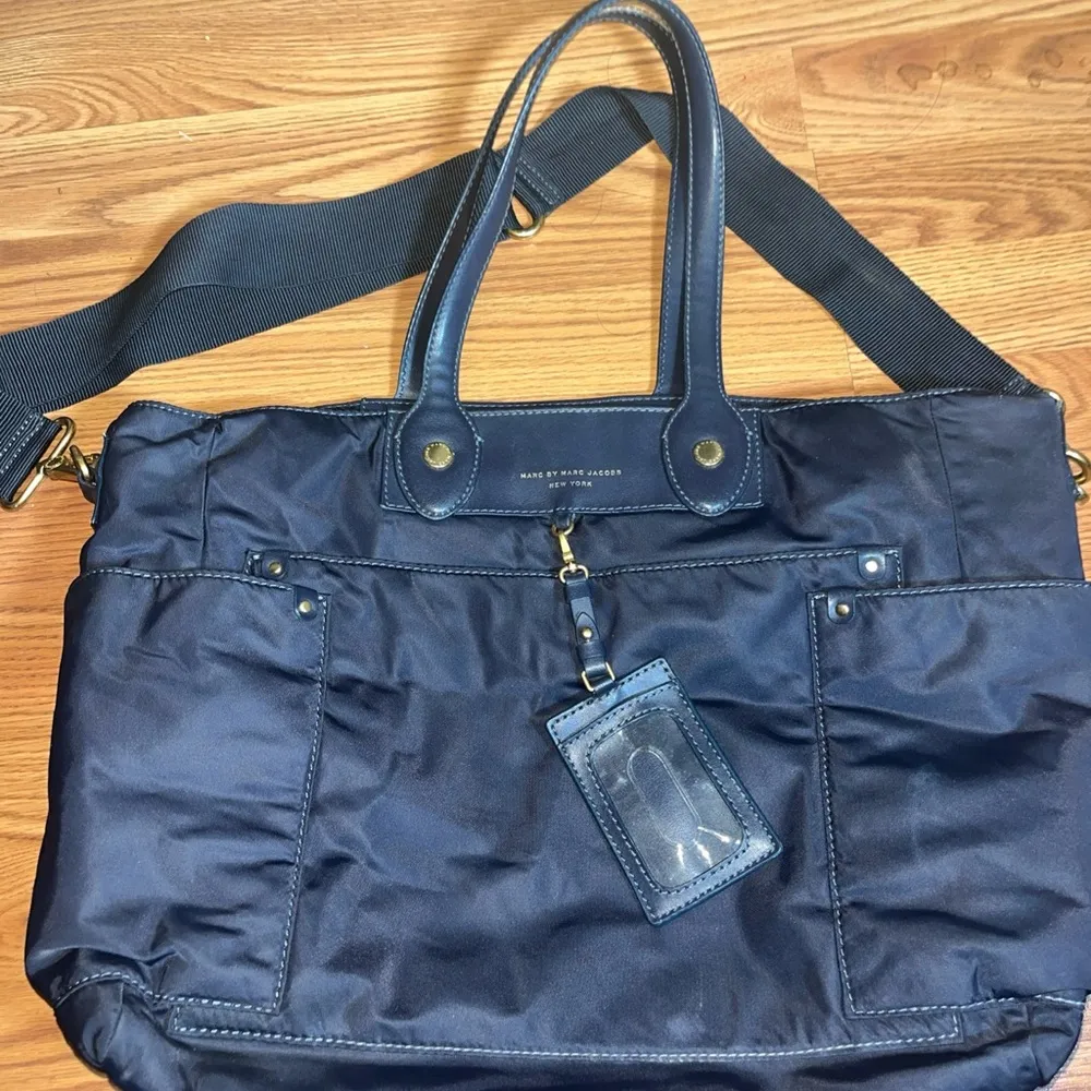 Marc By Marc Jacobs Navy Blue large Tote Bag - Image 2
