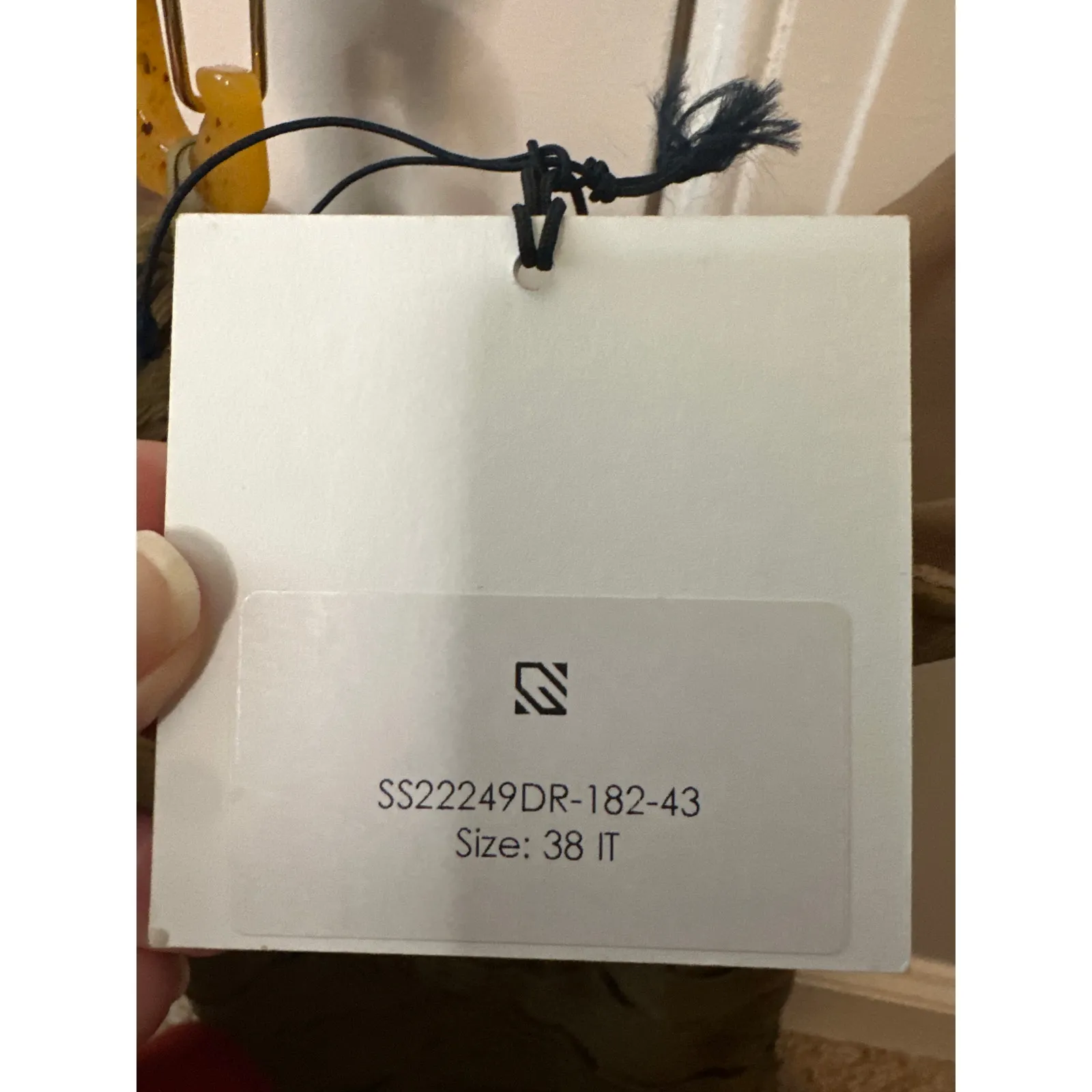 Giuseppe Di Morabito NWT Silk Ruched Halter Mini Dress IT 38 US 6 Olive Green - Image 13