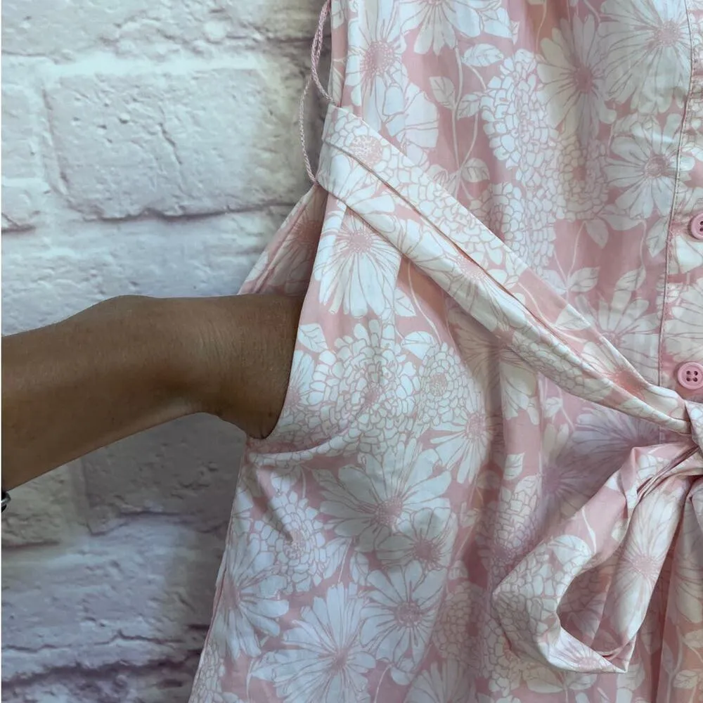 Lisa Marie Fernandez X Target Pink And White Ruffled Mini Dress XXS. NEW - Image 9