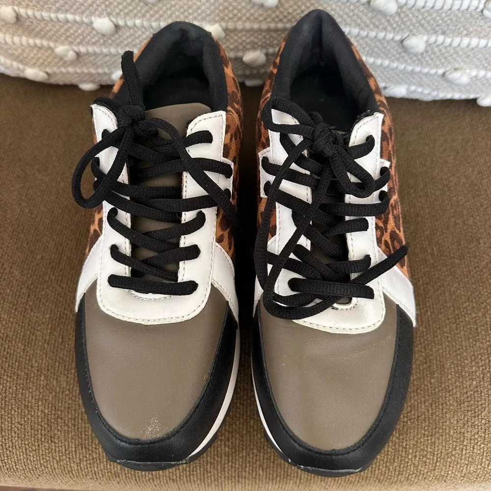 Women’s not rated Casual Leopard Print Sneakers Size 7.5 - Image 3