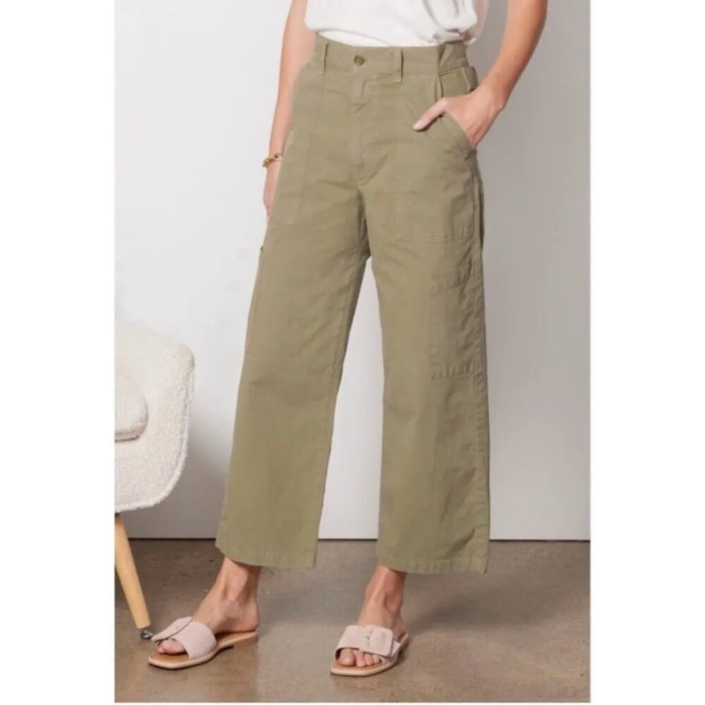 Agolde Daria Utility Cargo Crop Wide Leg Pants, 30 - Image 2