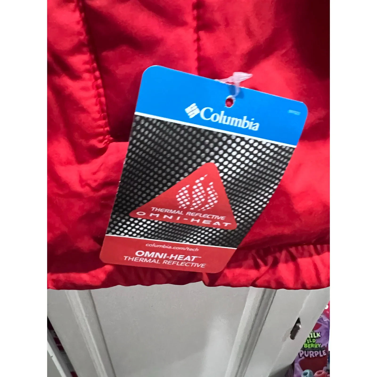 Columbia Pike Lake Cropped Jacket Women’s XL Omni-Heat Red White Blue NWT - Image 6