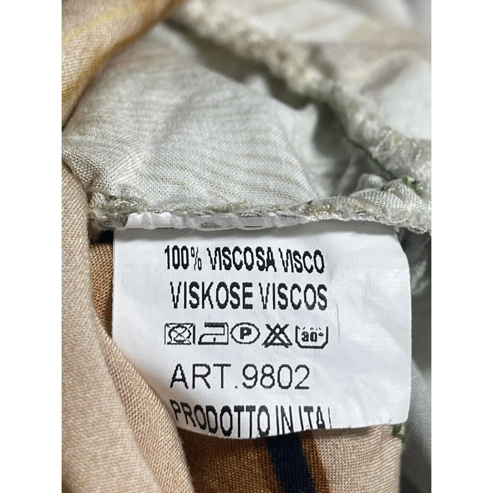 Women's Green Floral Long Sleeve Tiered Ruffle Button Up Shirt Mini Dress S/M - Image 5