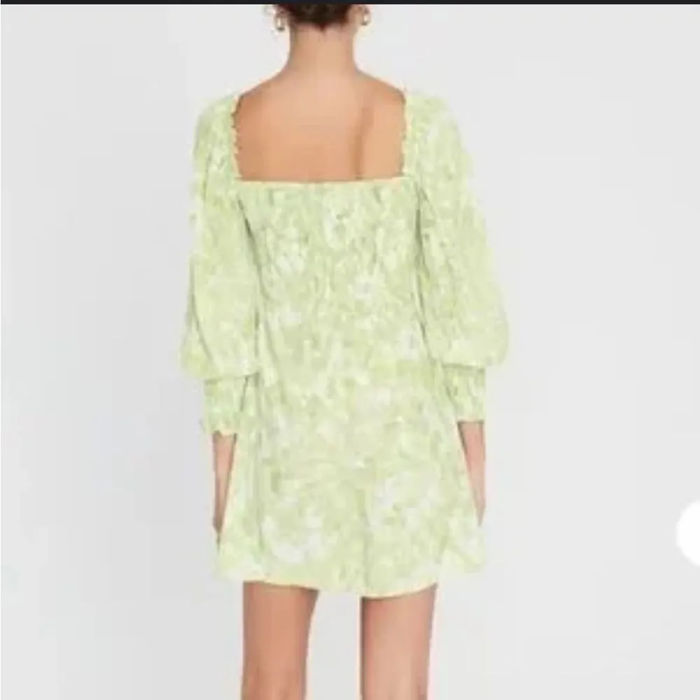 Faithfull The Brand Arianne Mini Dress | Long Sleeve Romantic Puff Sleeve - Image 3