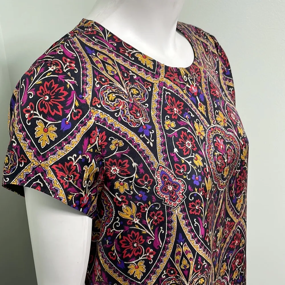 J. McLaughlin Paisley Silk Swing Dress - Image 3