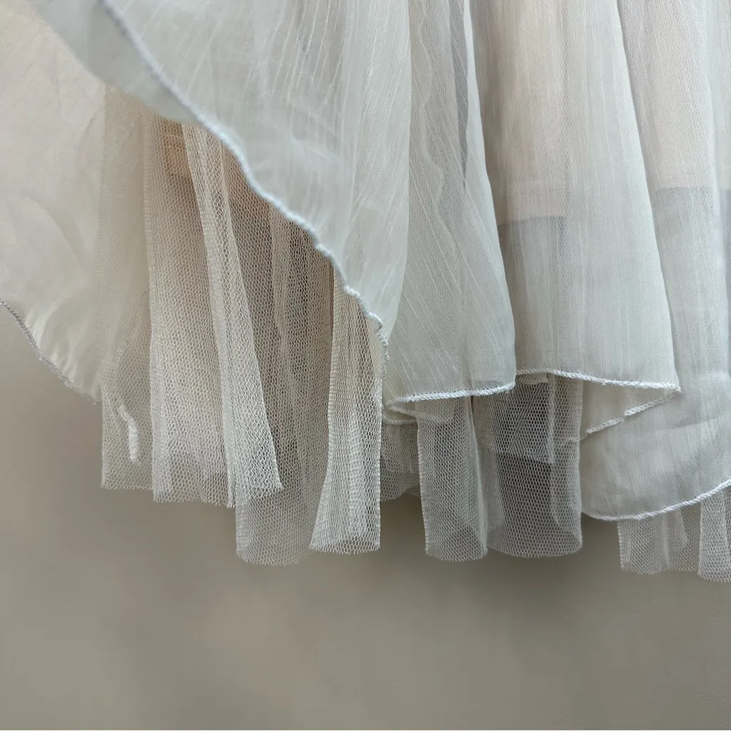 Rouge Washing Powder Cream / Nude Lace Pearl Dress XS - Image 6