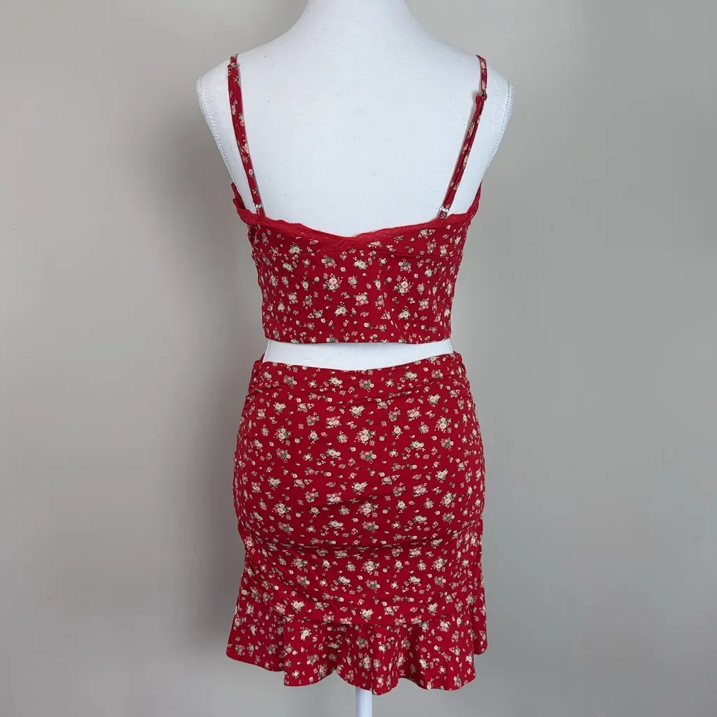 NWT Tiger Mist‎ Red Floral Set - Image 7