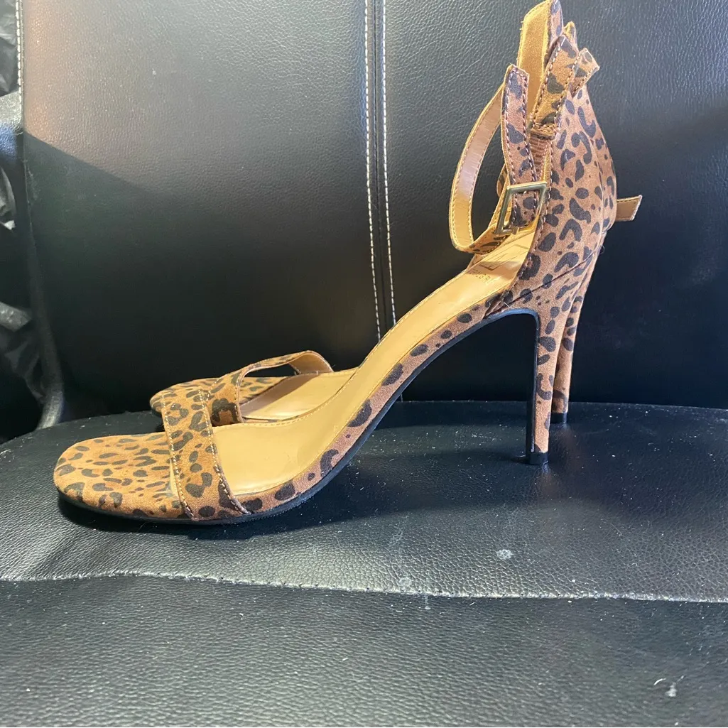 Material Girl Blaire Leopard Print Women's Stiletto Heels Size 9 1/2 - Image 6
