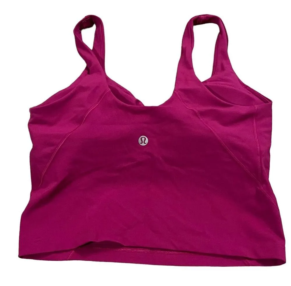 NEW Lululemon Cropped Align Tank Top Magenta Purple - Image 5