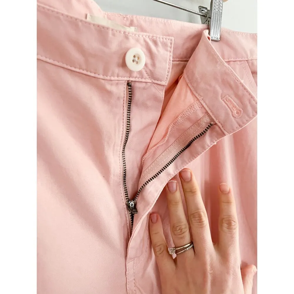 Madewell | Garment Dyed Low-Slung Straight Cargo | Petal Pink | Sz 33 | NWT - Image 4