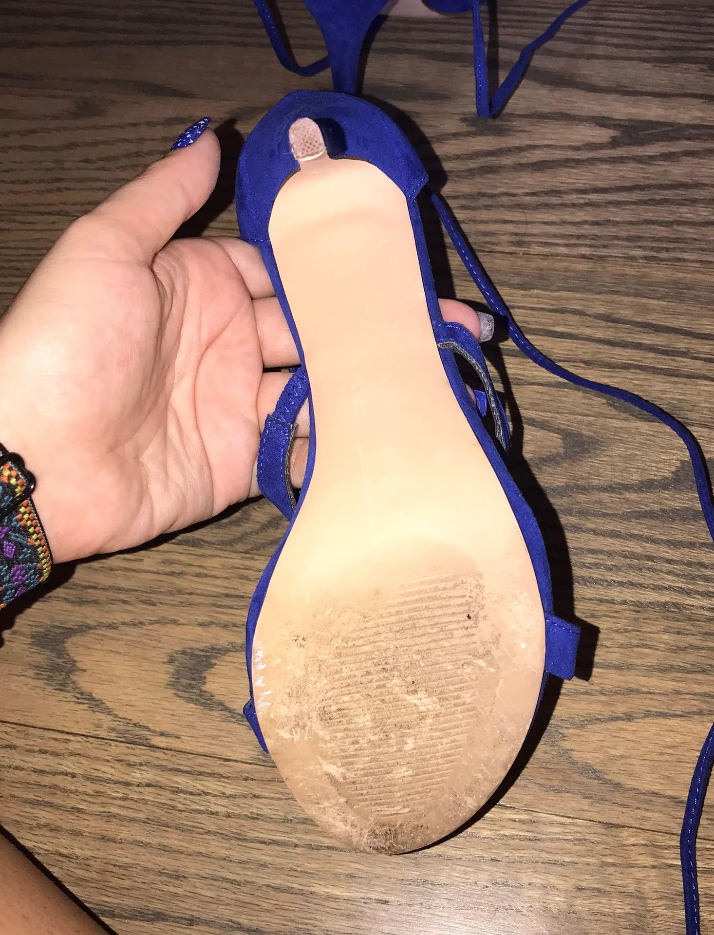 Blue Suede Heels - Image 5