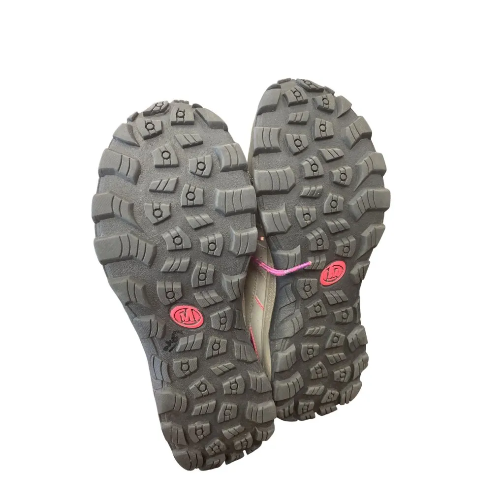 Merrell Womens gray pink leather waterproof Hiking Shoes Sneakers 6M SKU 9110 - Image 6