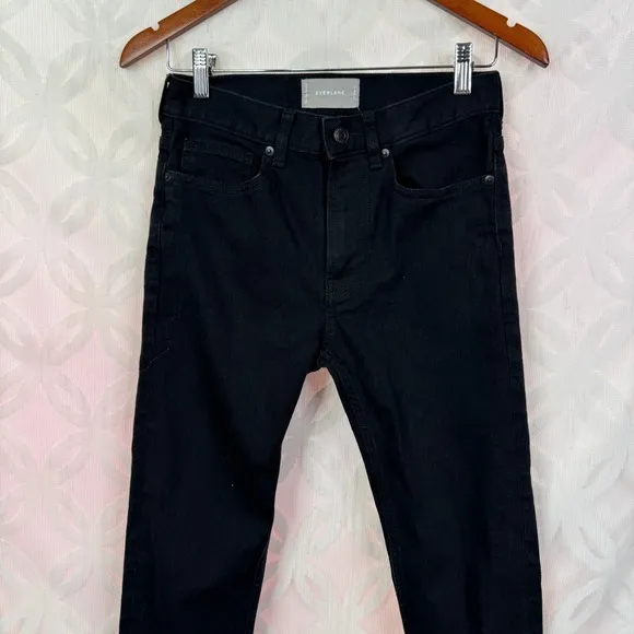 Everlane Black Regular High Rise Jeans Size 24‎ - Image 5