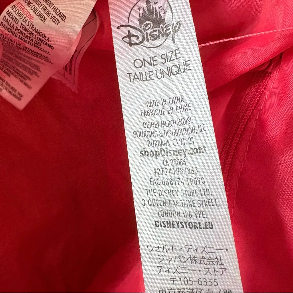 Disney Minnie Mouse Print Duffel Gym Bag Weekender Red Canvas Travel Bag 15.5x9” - Image 6