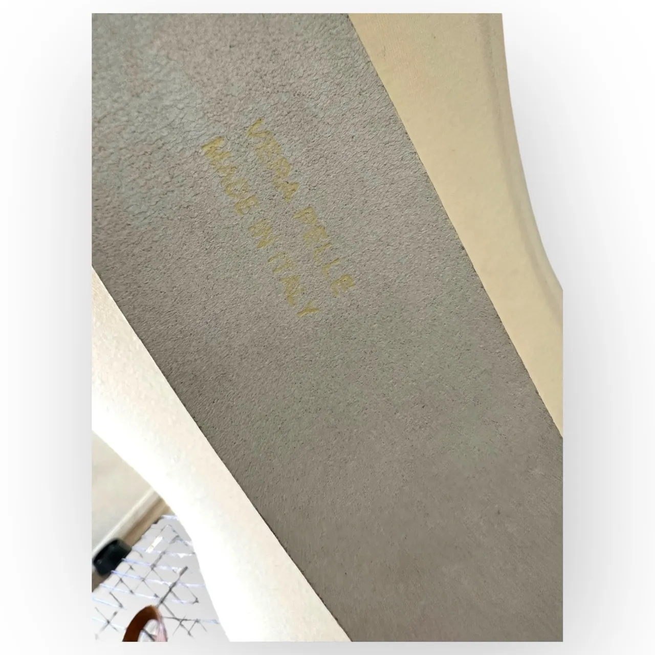 MOSCHINO JEANS White Silver 90's Oversized Round Leather Belt - Image 8