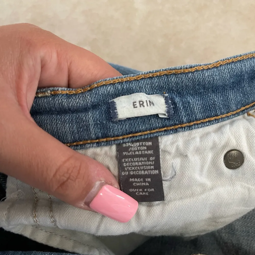 Vtg Abercrombie & Fitch Erin low-rise Medium Blue Straight Leg Jeans size 0S - Image 4