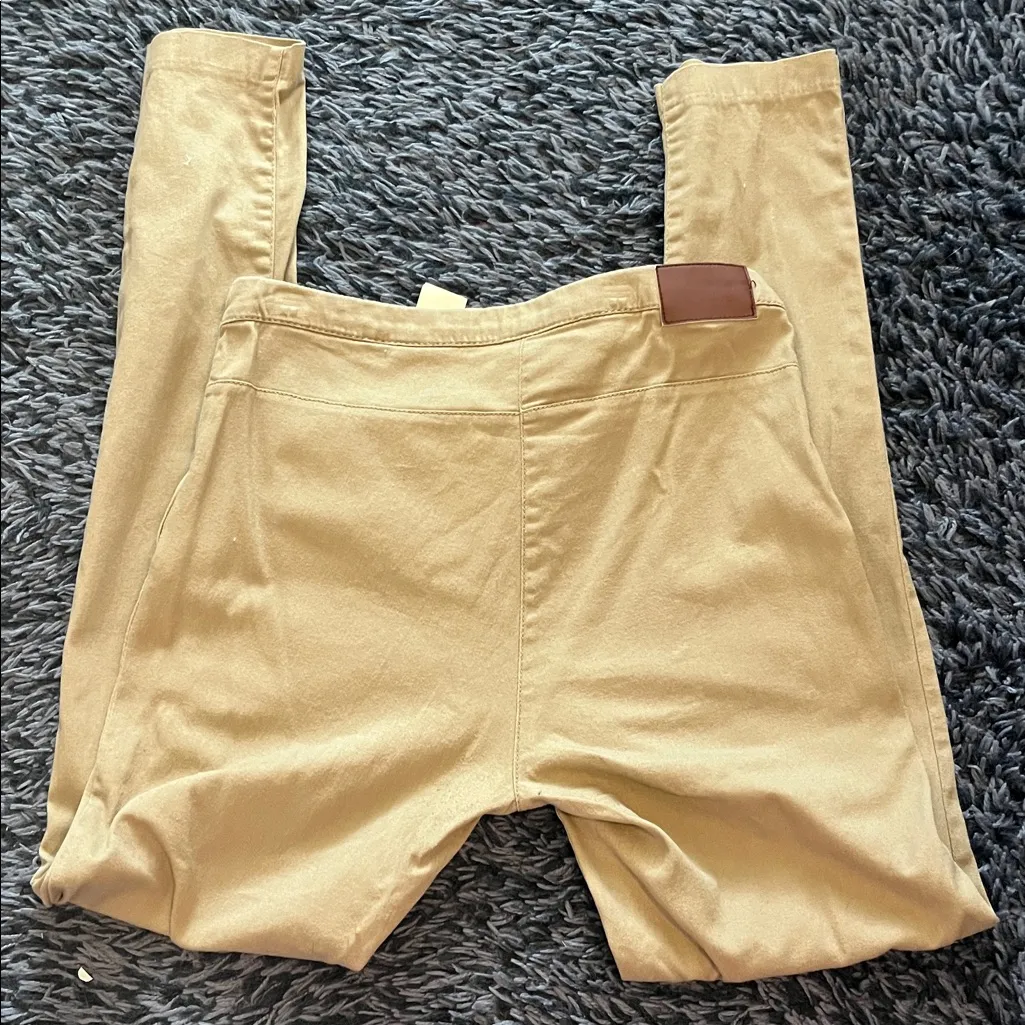 Khaki Pants H & M Cotton Skinny Womens 8 - Image 9