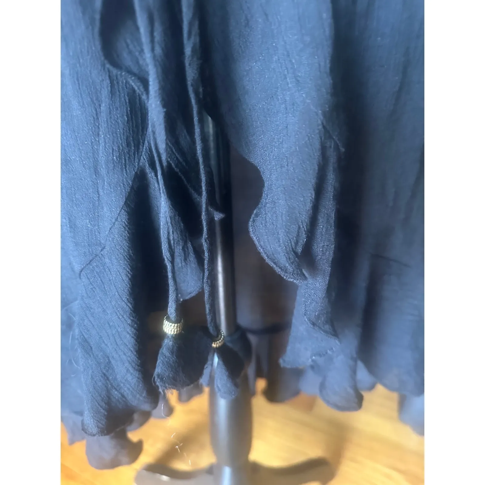 Allie Rose Black Tiered Duster – Boho - Image 2