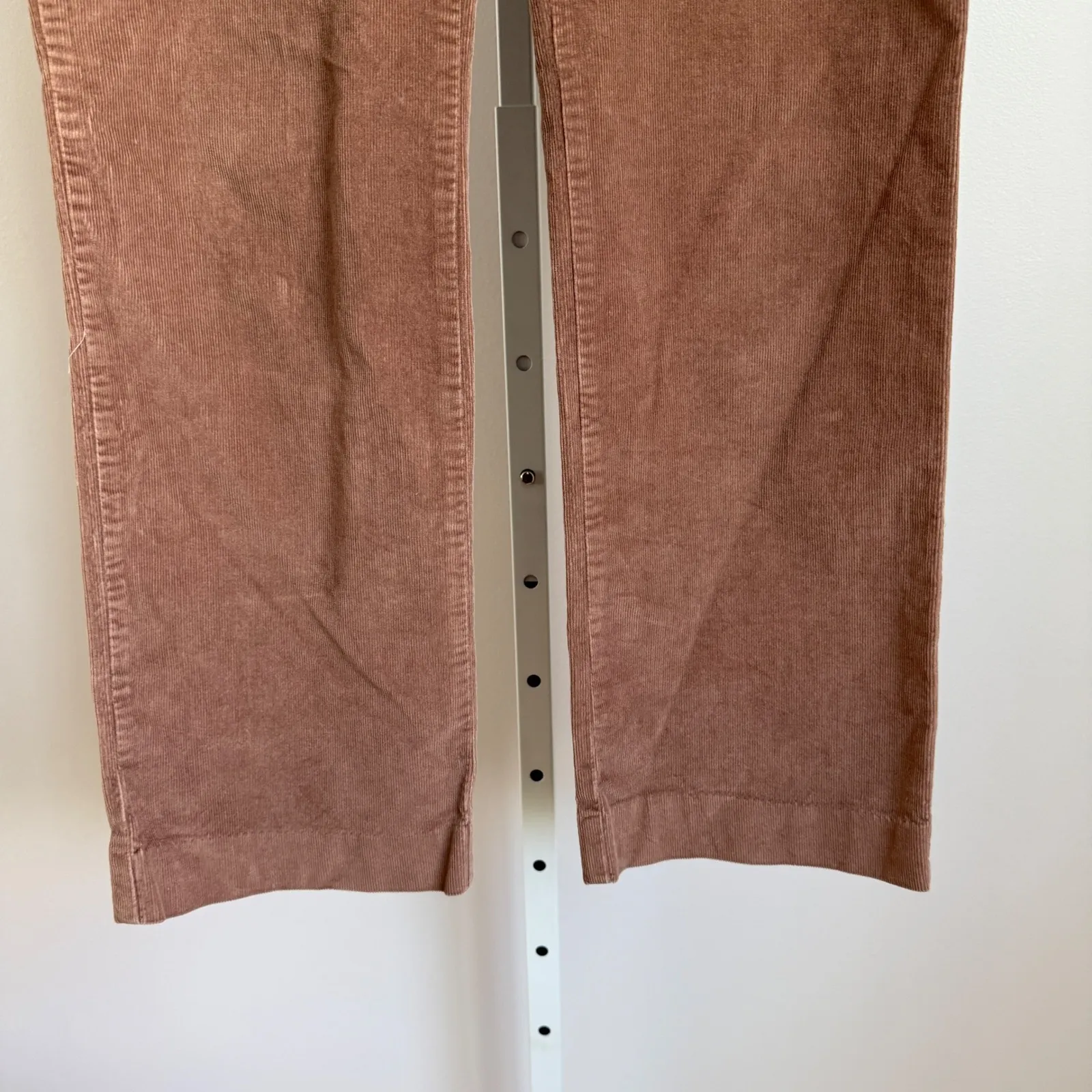 London Jean Kate Pants minimalist boho Chino‎ Corduroy Pants Brown Women's 10 Size 10P - Image 2