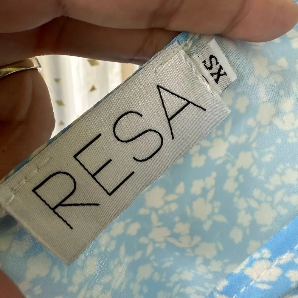 Revolve Resa Hannah NWT Monterey Floral Flowy Midi Slip Dress Cord Belt Sash XS - Image 7