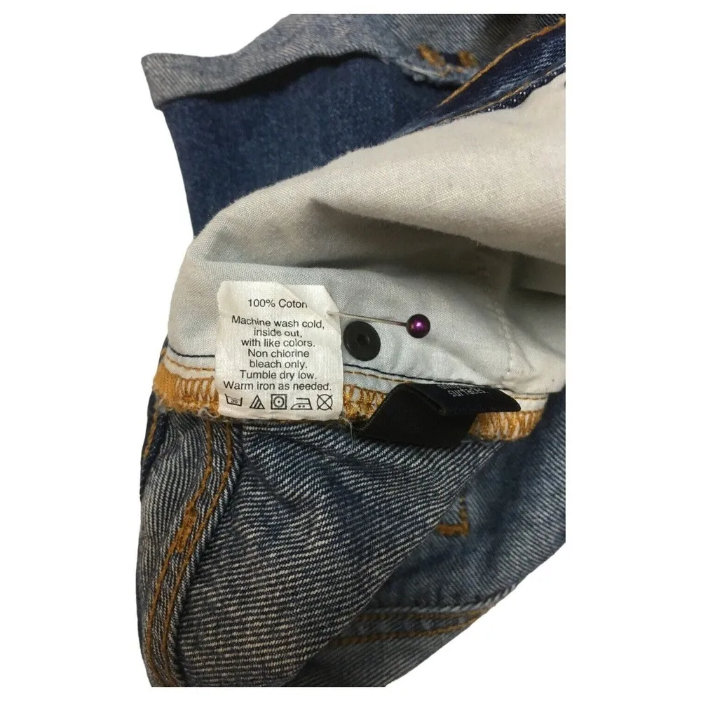 J Crew Shorts Womens 26 Cuffed Hem Denim Medium Wash Low Rise Classic Blue - Image 8