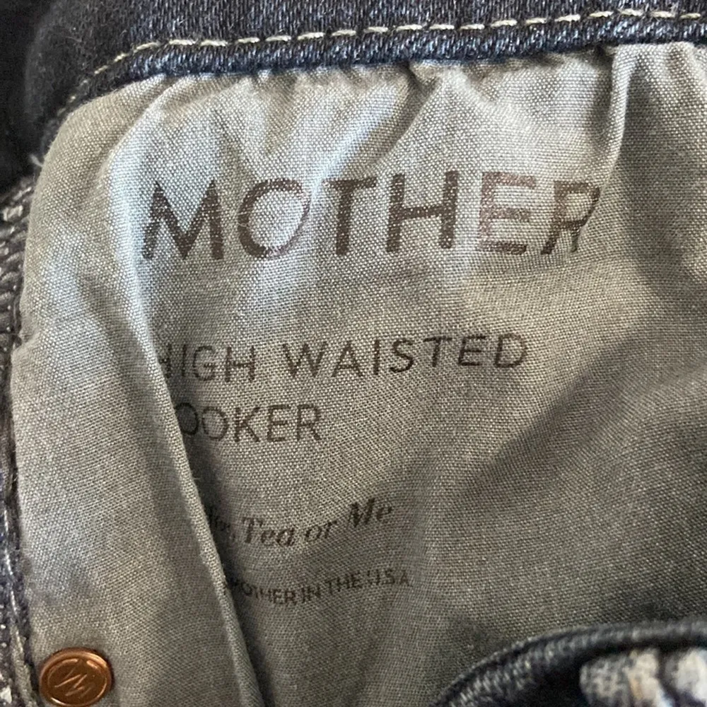 Mother Jeans High waisted looker Color: Coffee, Tea, or me? Size 26 - Image 6