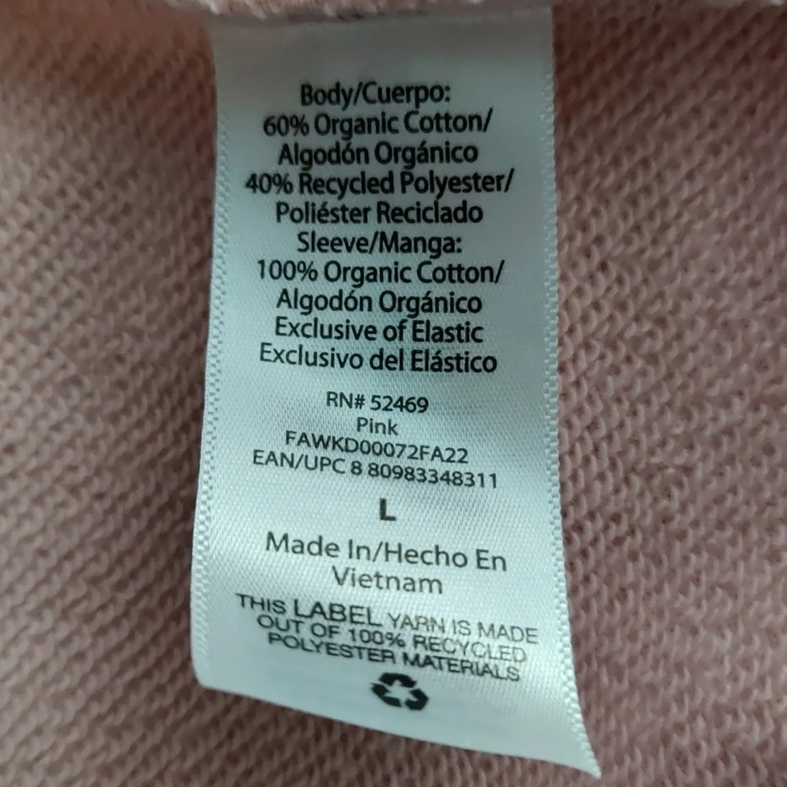 Free Assembly Pink Smocked Sleeve Mini Shift Dress L Casual Classic Preppy Size L - Image 9