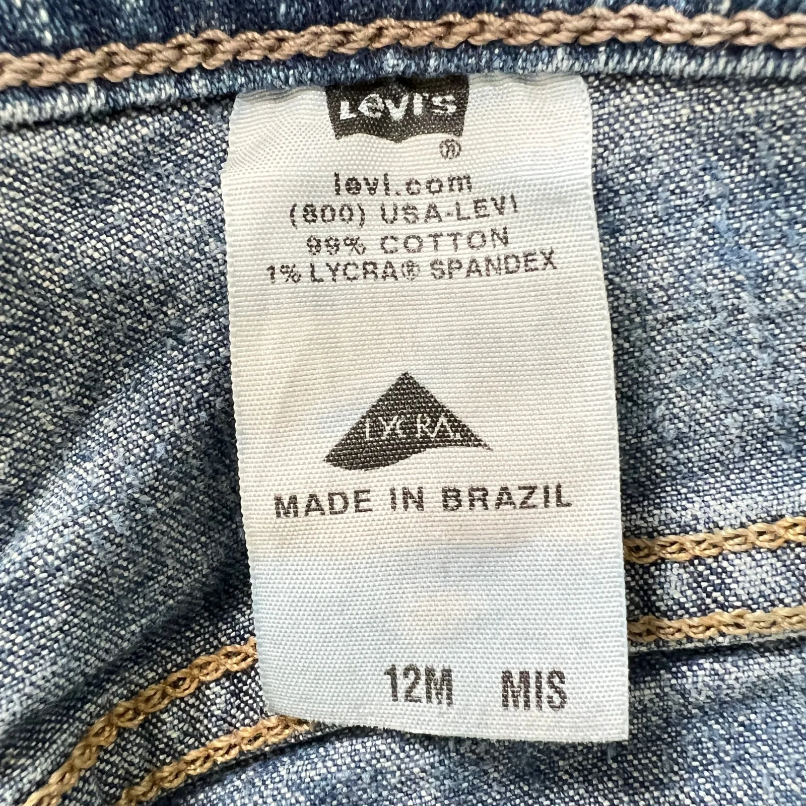 Y2K Vintage Levi's 550 Relaxed Bootcut Jeans Women's Sz 12M Blue High Rise Denim - Image 6