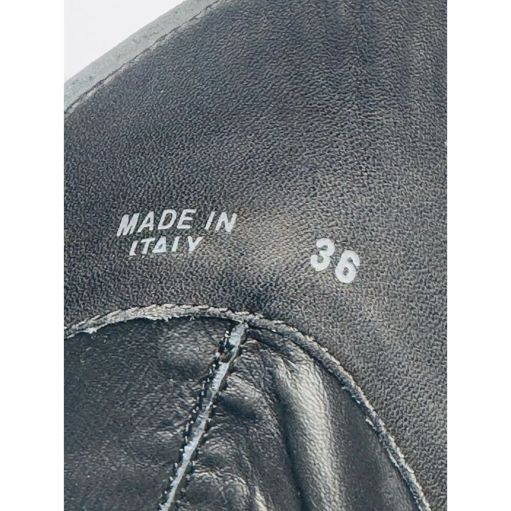 Golden Goose black western Charlie leather knee high boots 36 - Image 10