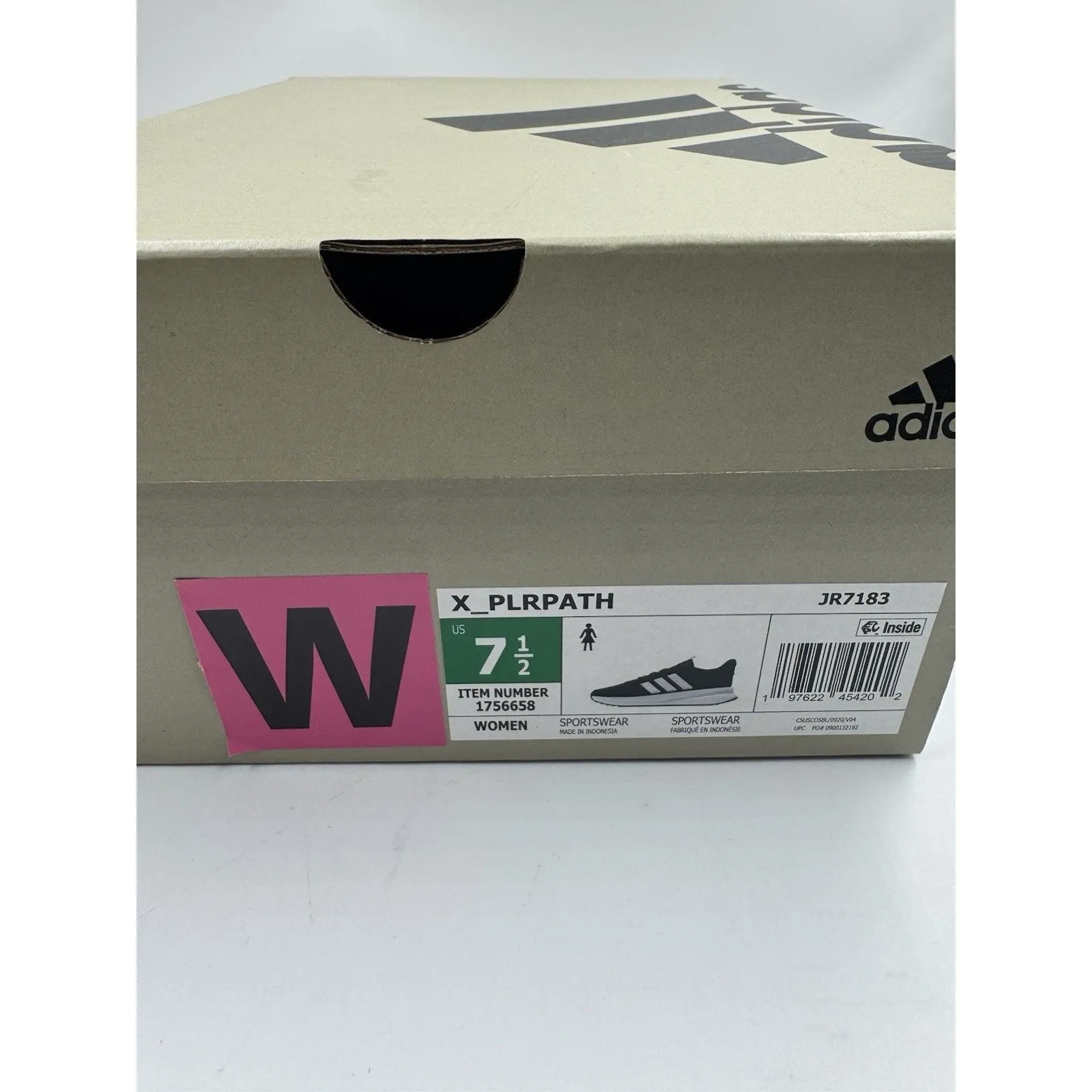 ADIDAS X_Plrpath Running/Walking Shoes Women's Size 7.5 Black/White JR7183 NEW - Image 15