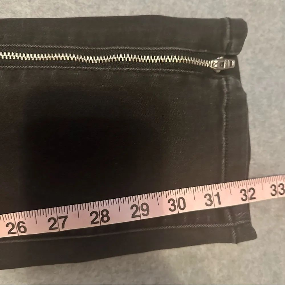 NWT Urban Outfitters BDG black high rise skinny jeans denim side zip size 28 - Image 6