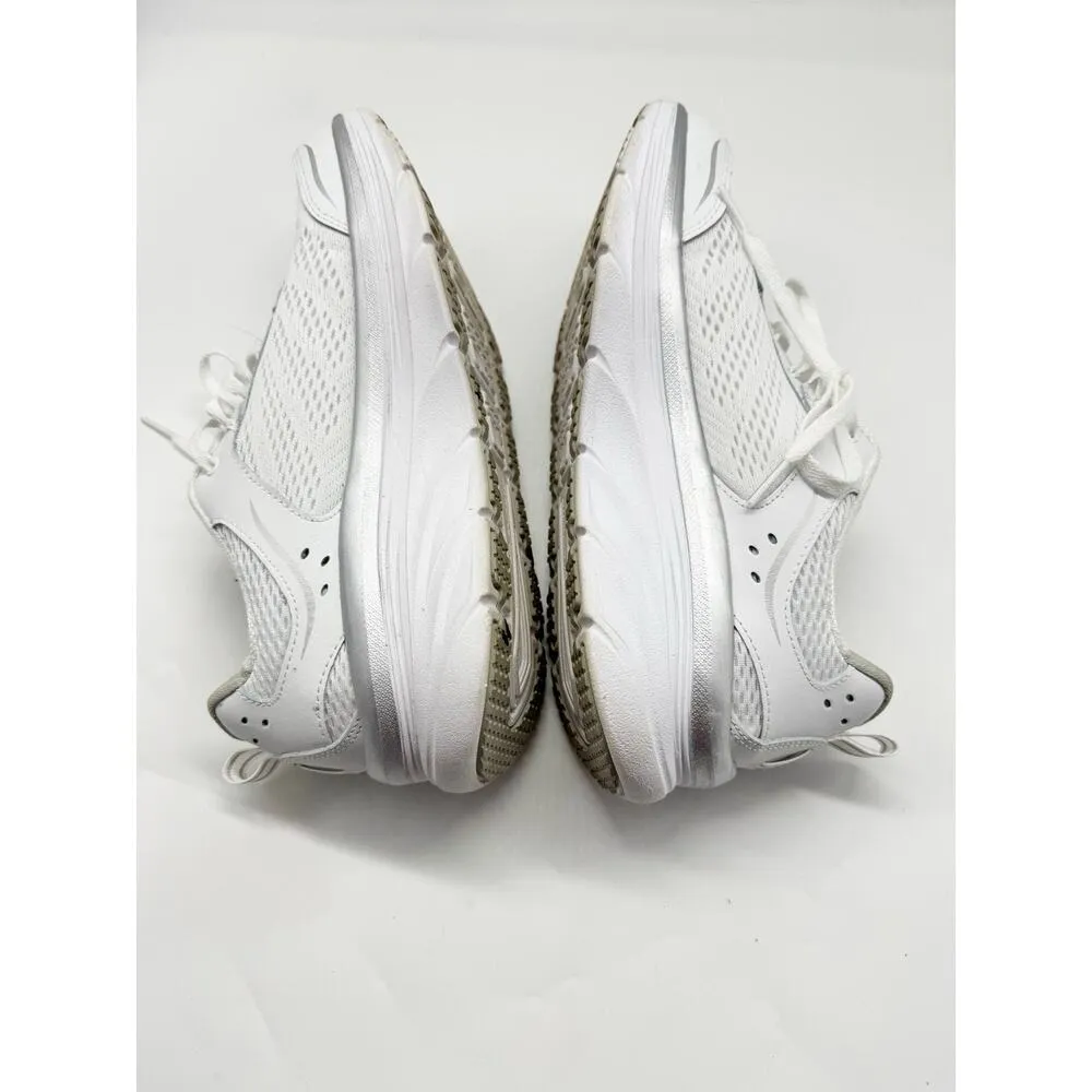 Skechers D’lux Walker Women’s Size 10 White Memory Foam Relaxed Fit Shoes - Image 6