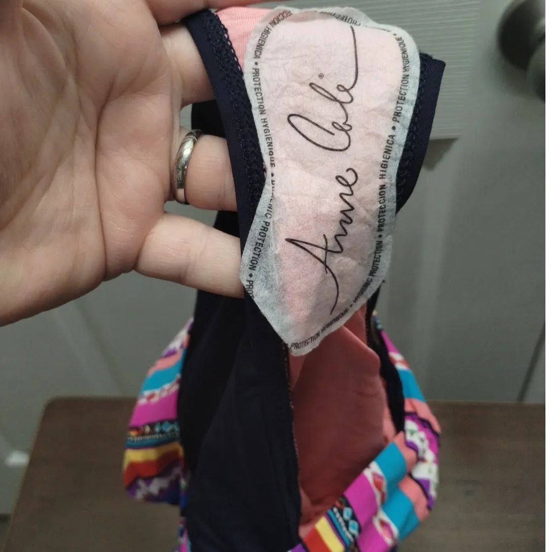 Anne Cole NWT Size XL Multicolor Boho Tribal Swim Separates Bikini Bottom - Image 3