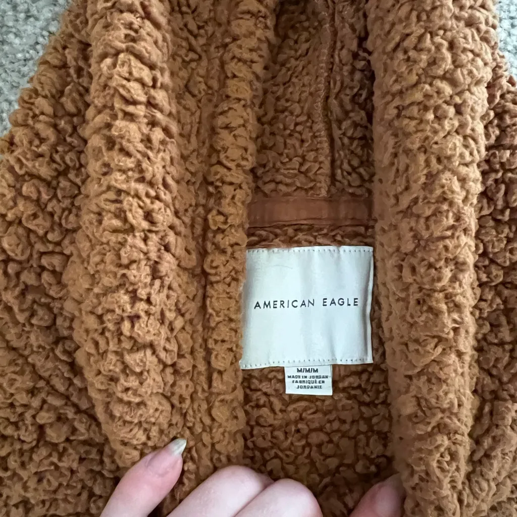 American Eagle Sherpa Hoodie - Image 2