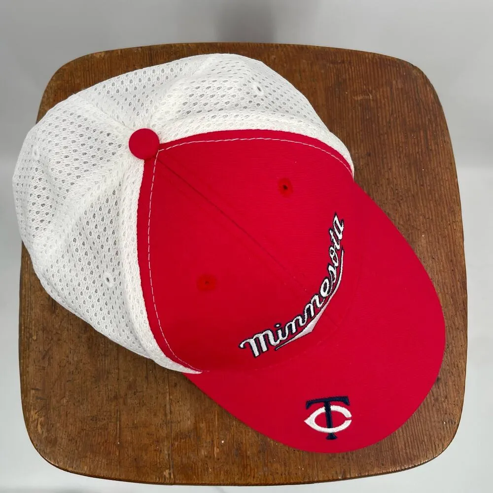 Minnesota Twins Baseball Hat Red White Mesh Dairy Queen Game Promo 2012 One Size - Image 8