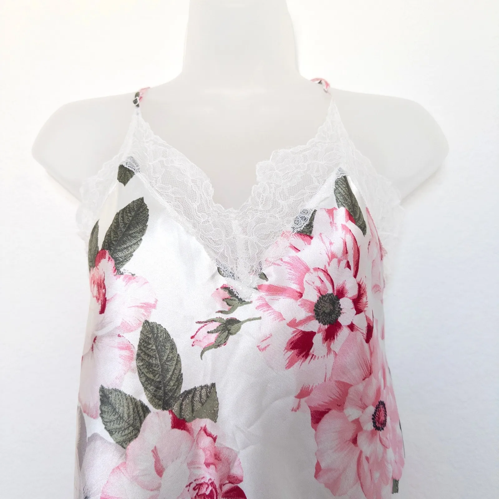 Y2K In Bloom by Jonquil‎ Slip Dress Size S Floral Lace Coquette Cottage Fairy - Image 3