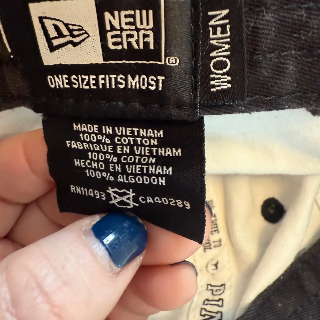 UCF Knights New Era x Victoria’s Secret PINK Hat Adjustable White Black Gold - Image 4