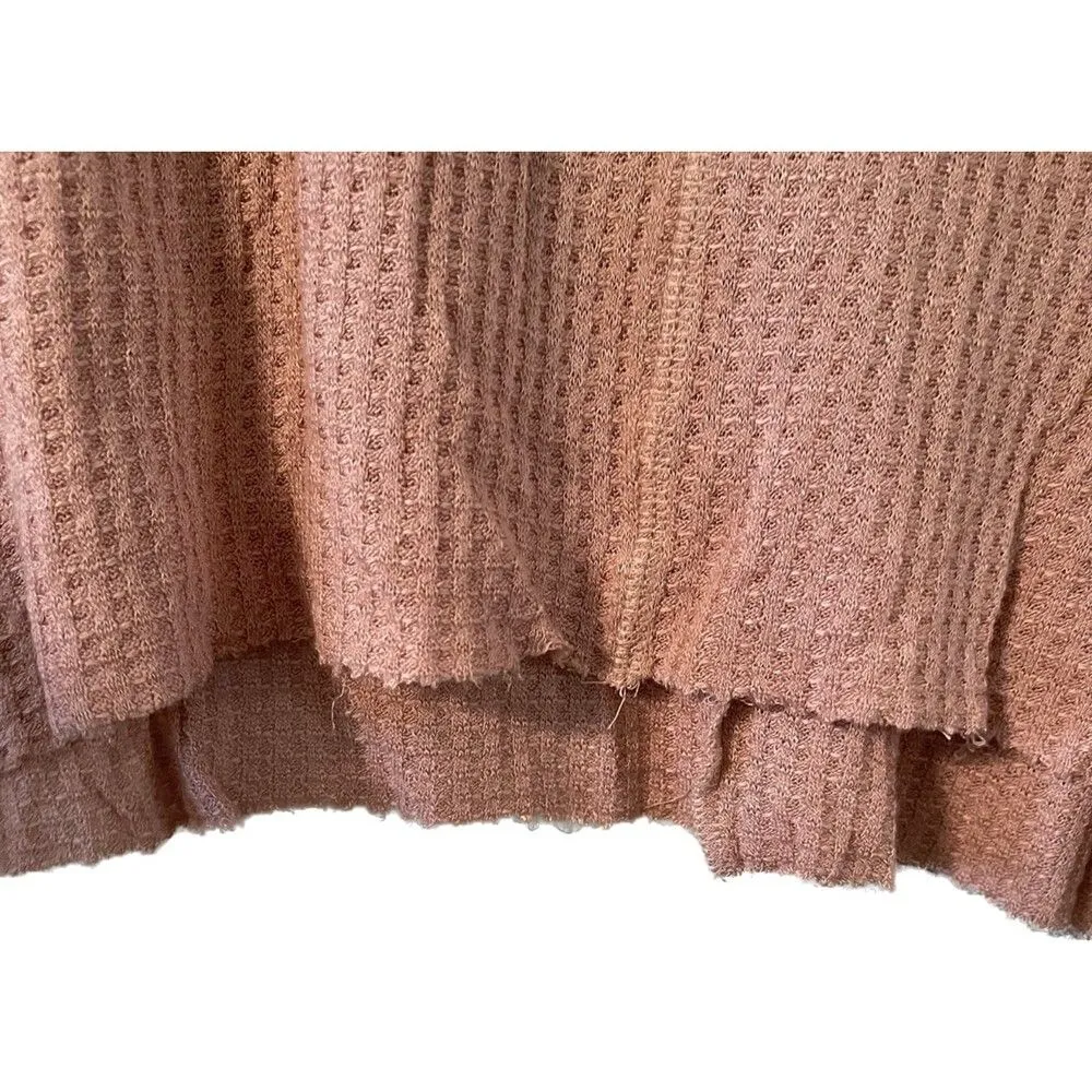 KyeMi | Blush Oversized Waffle Knit Sweater | Size Small - Image 4
