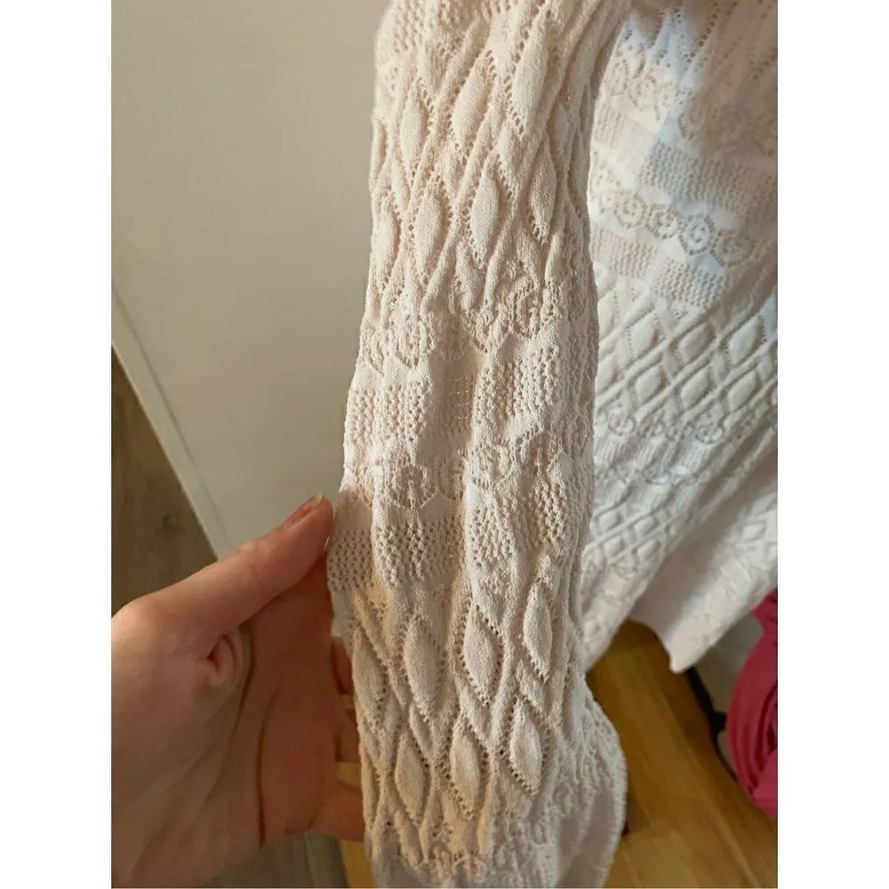 Lauren Conrad, pink size large sweater, no shoulders - Image 3