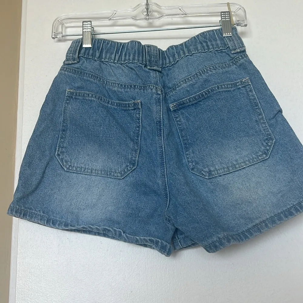Wax Jean High Waisted Jean Shorts - Image 3