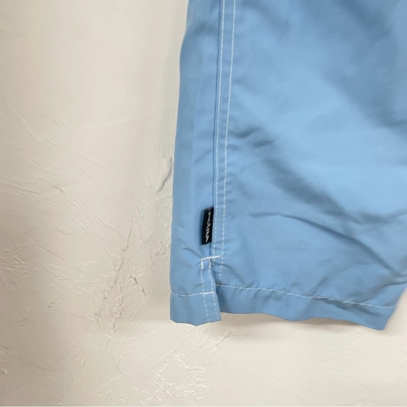 Prana Baby Blue Womens Wide Leg Cropped Hiking Pants XS Adjustable Waist Outdoor - Image 9