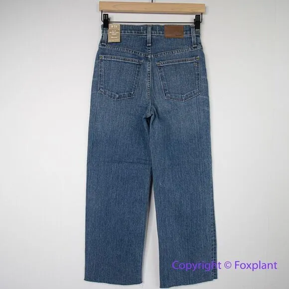 New! Madewelll Slim Wide-Leg Jeans in Crownridge Wash, size‎ 24 - Image 9