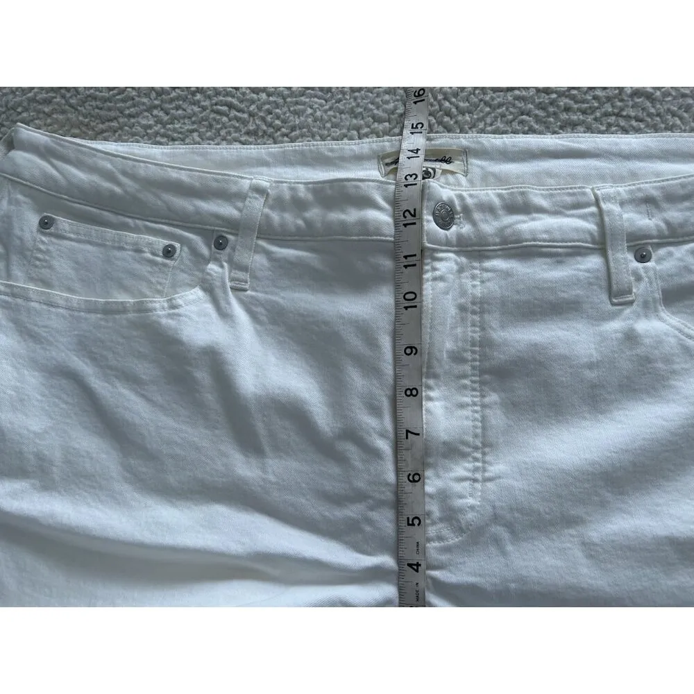 Madewell The Perfect Vintage Wide-Leg Crop Jeans in Vintage Canvas Size 24W - Image 9