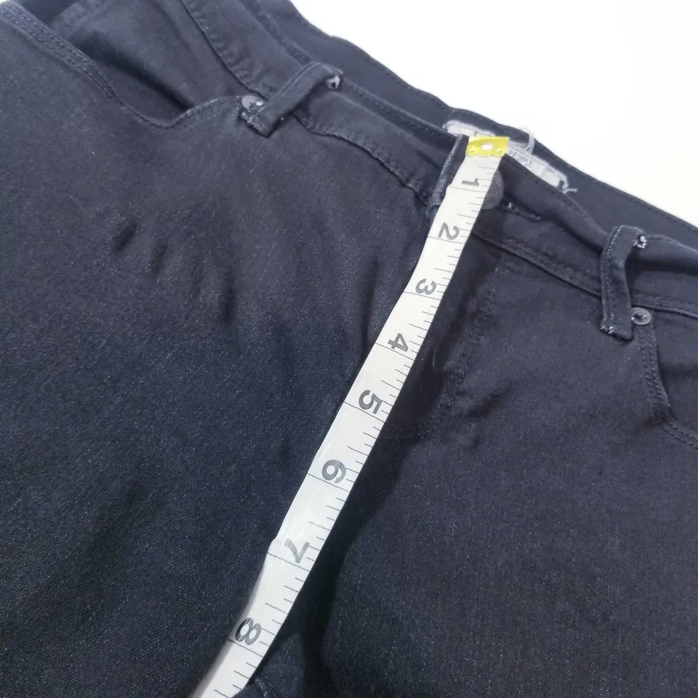 Free People Black Pants Low Rise - Image 6