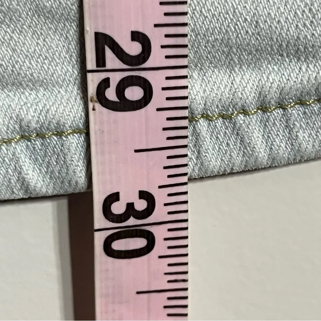 Women’s Abercrombie &‎ Fitch Super Skinny Size 28 X 30 White Denim Jeans - Image 6