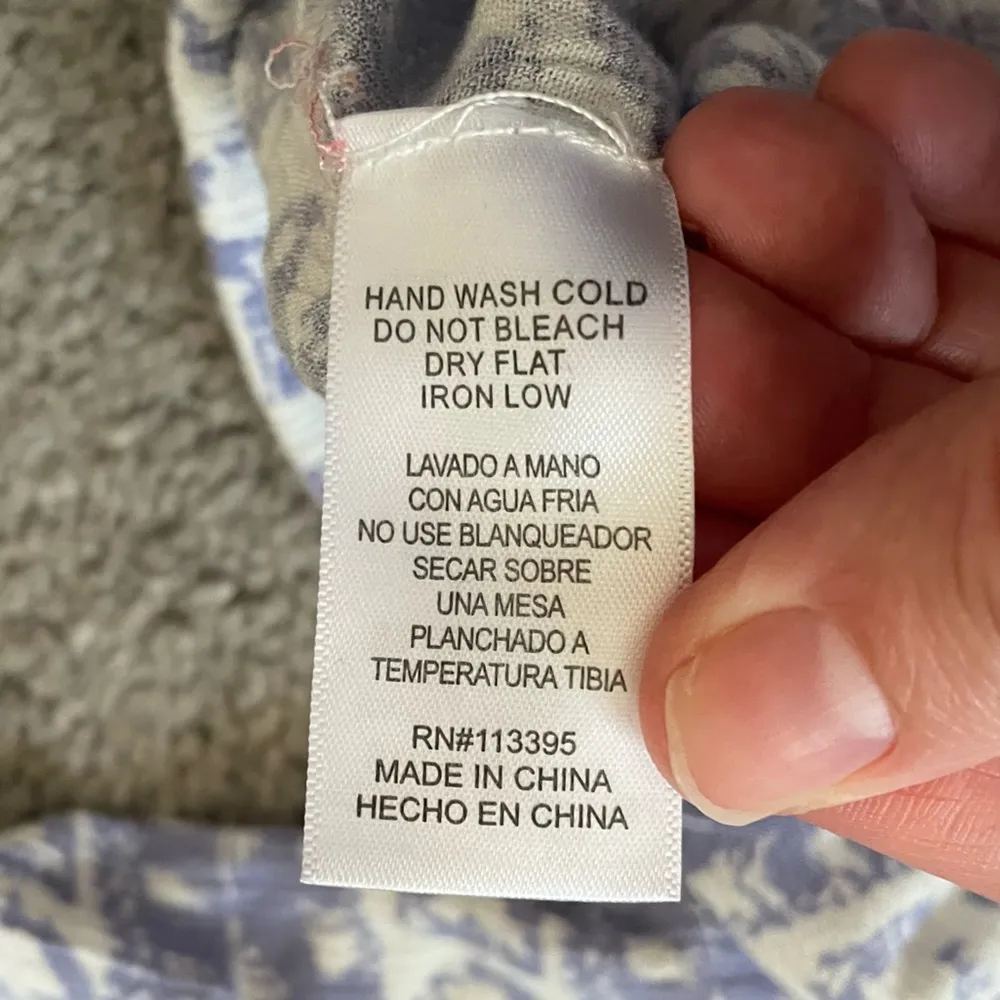 EN CRÈME | Purple & White Stripped Pattern Crop Top | Size Small - Image 8