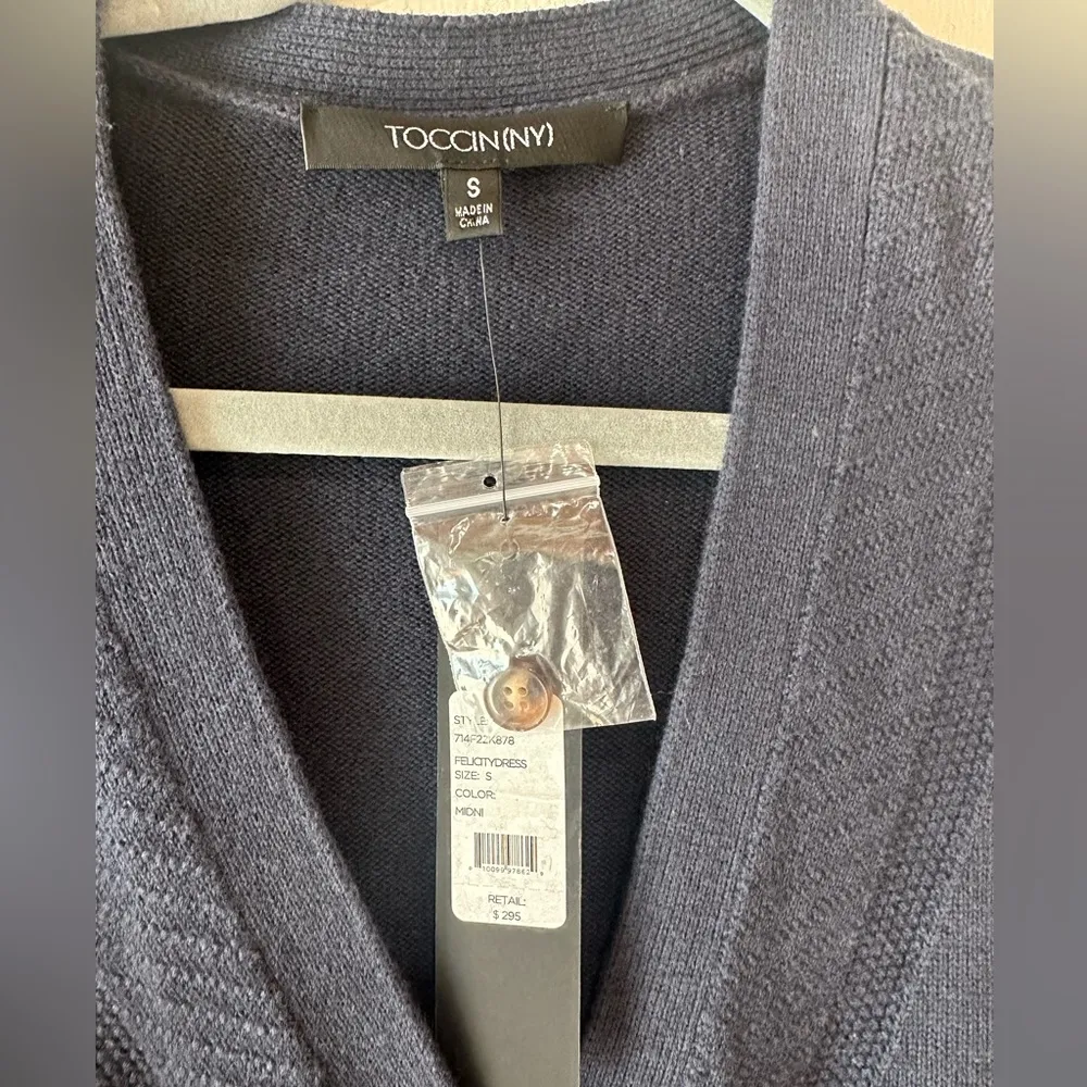 TOCCIN NY Felicity Sweater Dress – Midnight Navy, Size S, NWT Blue - Image 2