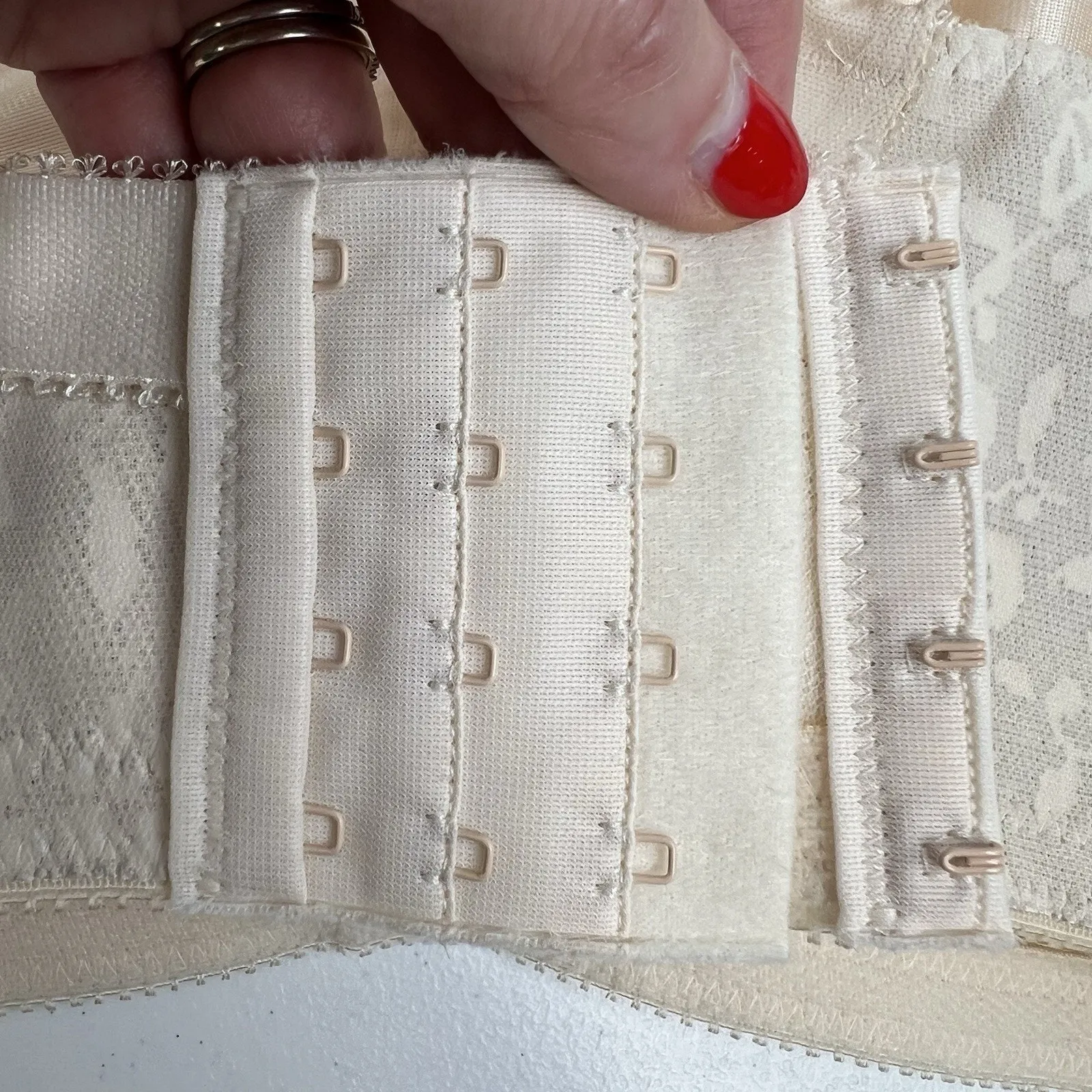 Underscore 48DD 48E Bra Unlined Wirefree Full Coverage Beige Lift Support Tan Size undefined - Image 8