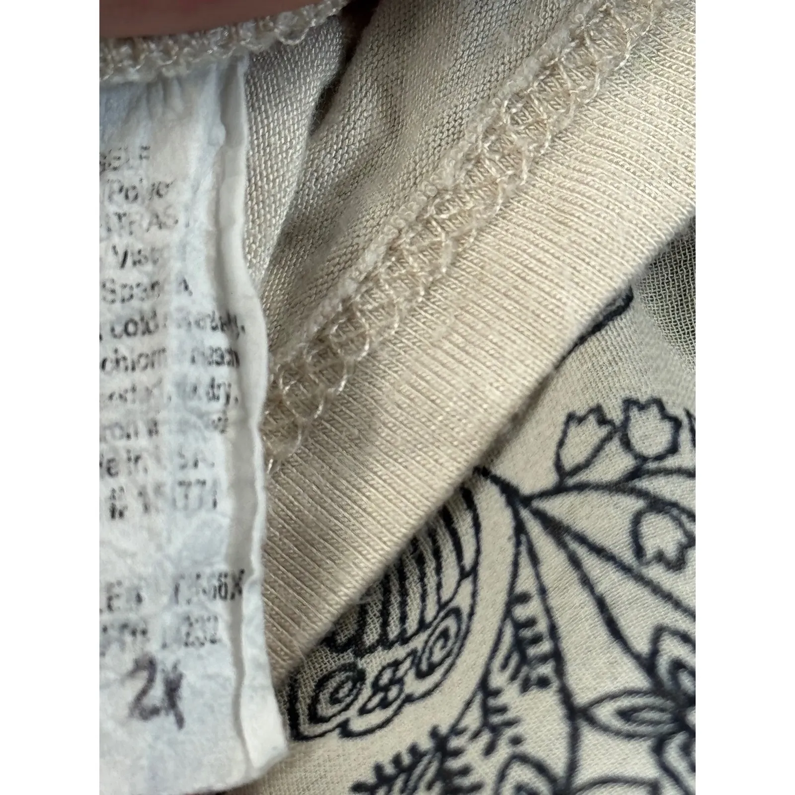 LE LIS Butterfly Floral Print Tank Top Women 2xl - Image 8